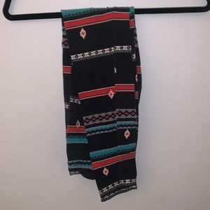 Tribal print leggings